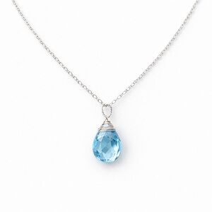 N203 Blue Topaz Necklace
